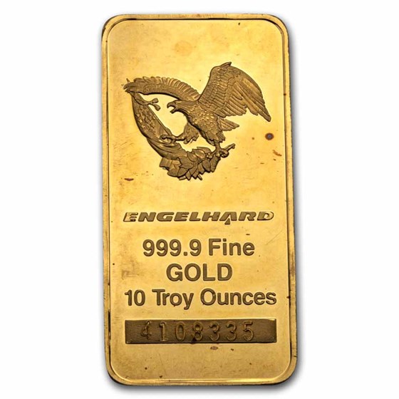 Buy 10 oz Gold Bar - Engelhard (Abrasions) | APMEX