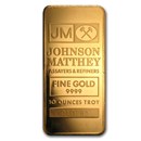 10 oz Gold Bar - Johnson Matthey (Pressed, Logo Back)