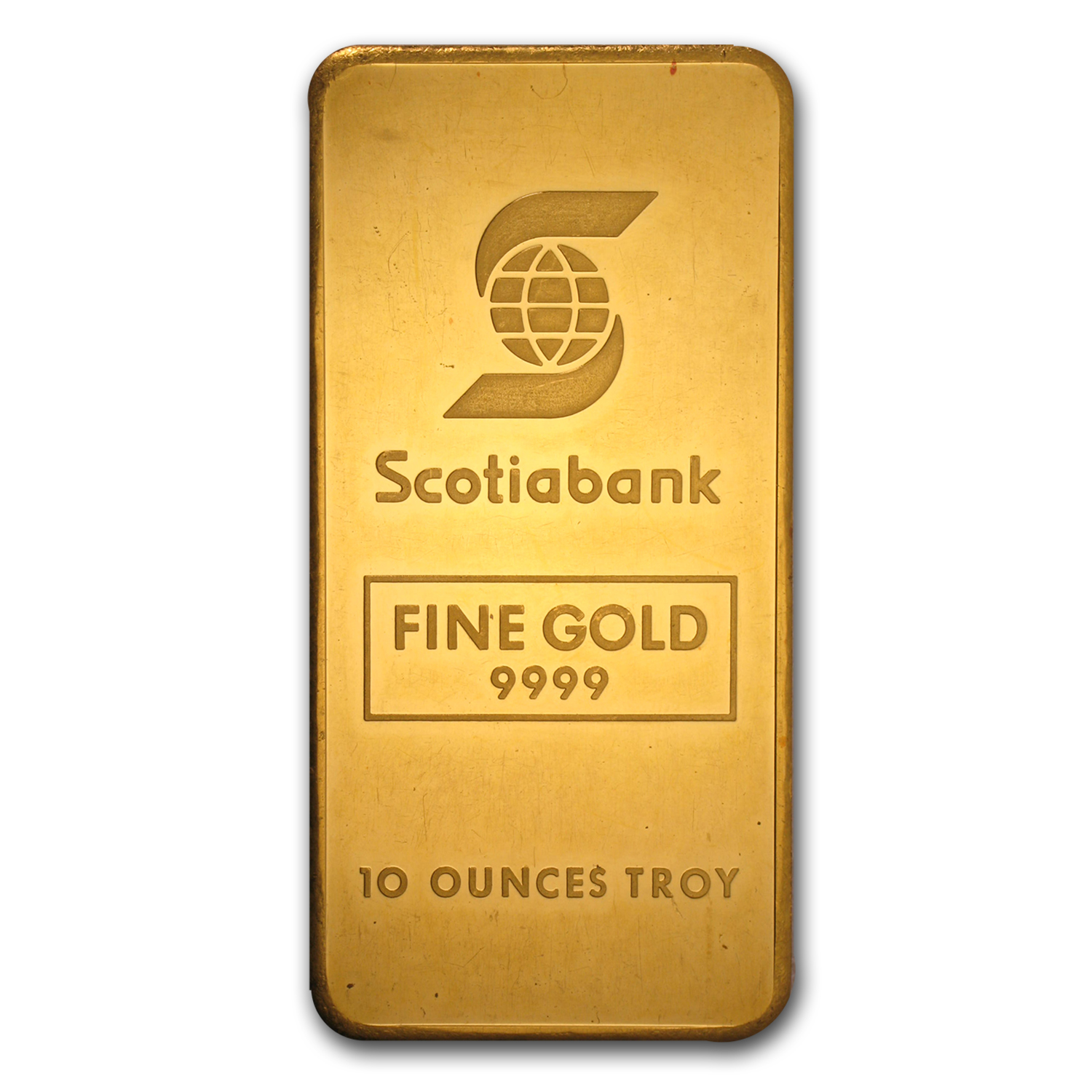 Buy 10 Oz Gold Bar - Johnson Matthey (Scotiabank) | APMEX