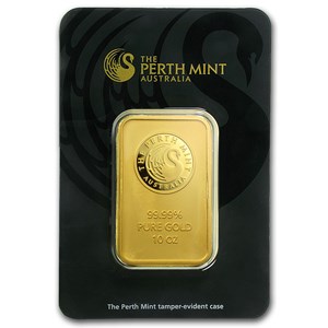 Buy 10 oz Gold Bar - The Perth Mint (In Assay) | APMEX