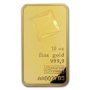 10 oz Gold Bar - Valcambi (No Assay)