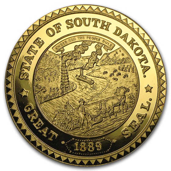 Buy 10 oz Gold Round - Great Seal of South Dakota | APMEX