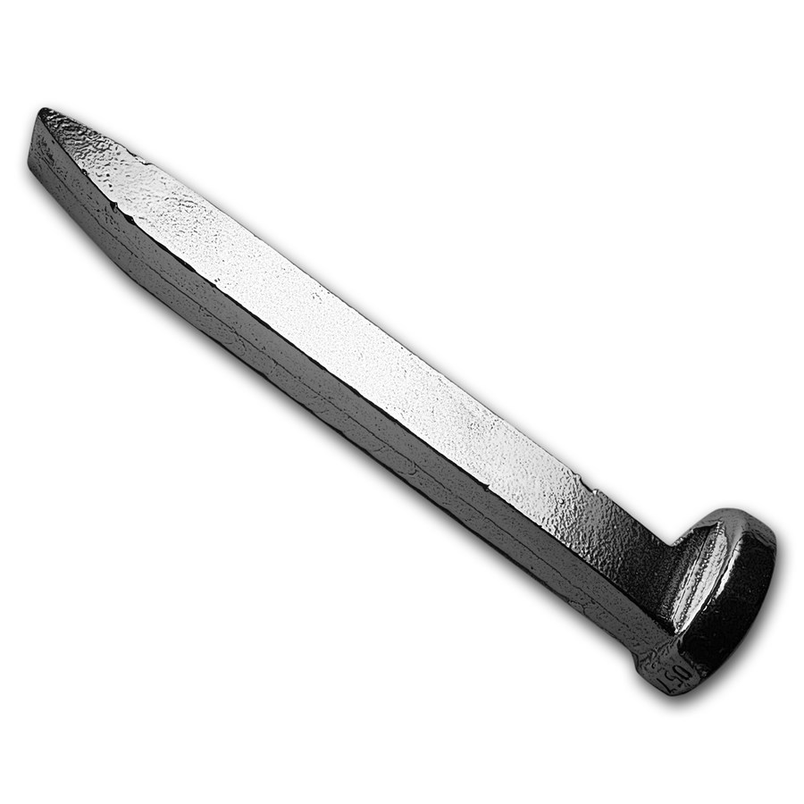 Buy 10 oz Hand Poured Silver Railroad Spike | APMEX