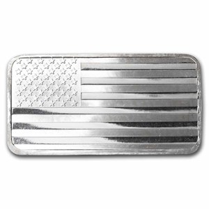 Buy 10 oz Silver Bar - American Flag Design | APMEX