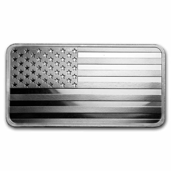 Buy 10 oz Silver Bar - American Flag Design | APMEX