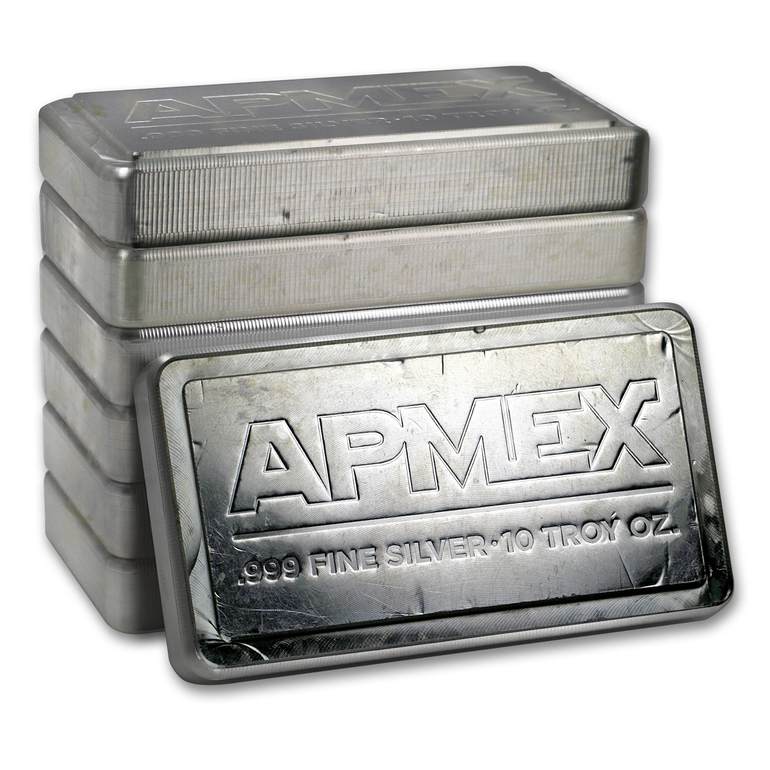 Buy 10 Oz Silver Bar - APMEX (Stackable, Secondary Market) | APMEX