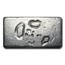 10 oz Silver Bar - Engelhard (Wide, Poured, Bull Logo)