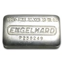 10 oz Silver Bar - Engelhard (Wide, Pressed, 11th Series-P)