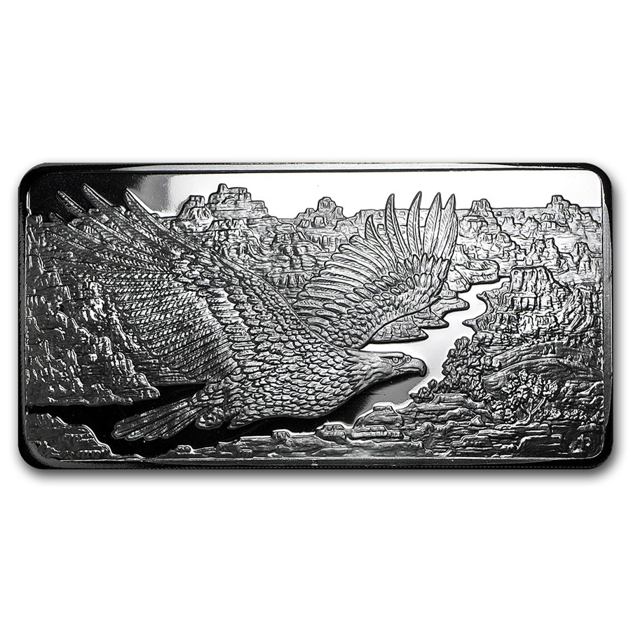 10 oz Silver Bar - Republic Metals Corp. (Soaring Eagle)