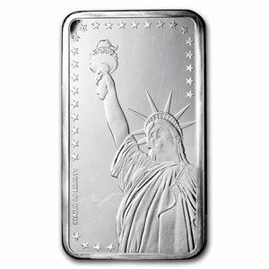 Buy 10 oz Silver Bar - Statue of Liberty | APMEX