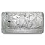 10 oz Silver Bar - The Hunter