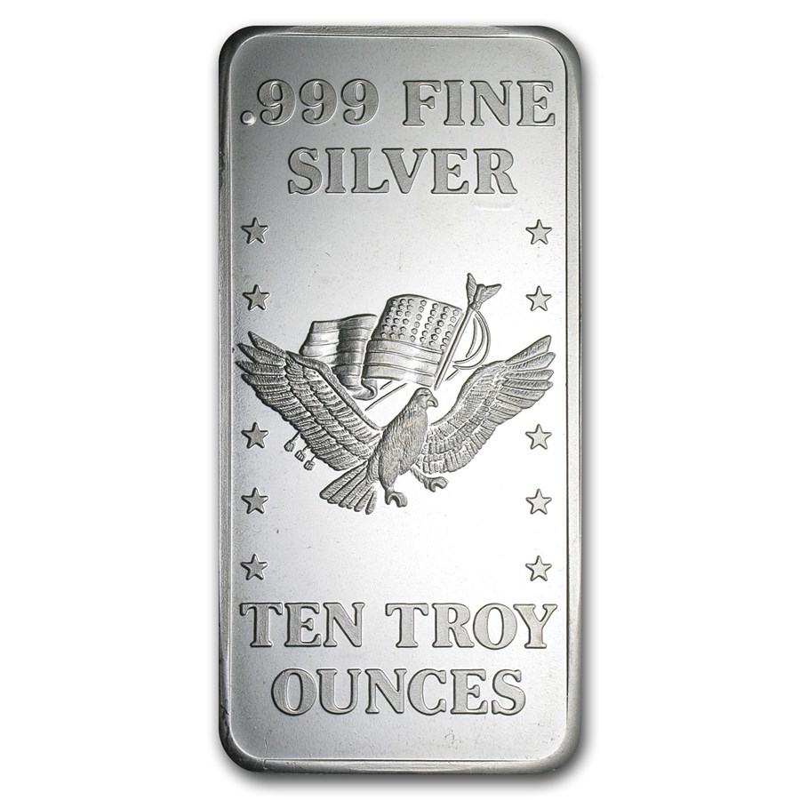 10 oz Silver Bar - U.S. Assay Office