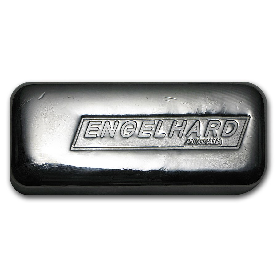 10 oz Silver Cast-Poured Bar - Engelhard-Australia