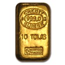 10 Tolas Gold Bar - Credit Suisse (3.75 oz)