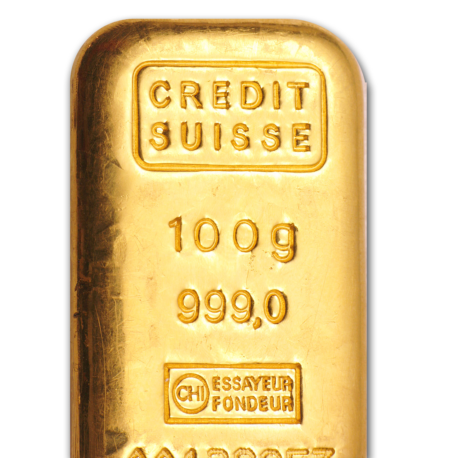 credit suisse gold bar 100g