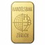 100 gram Gold Bar - Johnson Matthey (Handelsbank Zurich, Pressed)