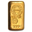 100 gram Gold Bar - Rothschild (.9999 Fine)