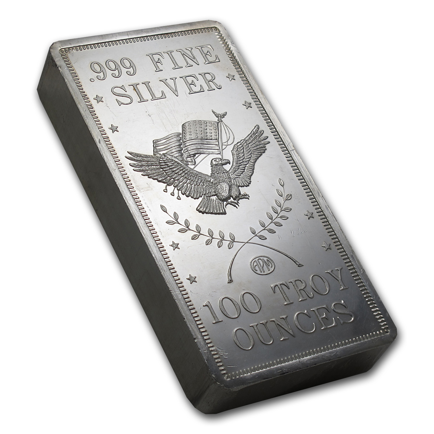 Buy 100 oz Silver Bar APM APMEX