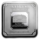 100 oz Silver Bar - Geiger Edelmetalle (Original Square Series)