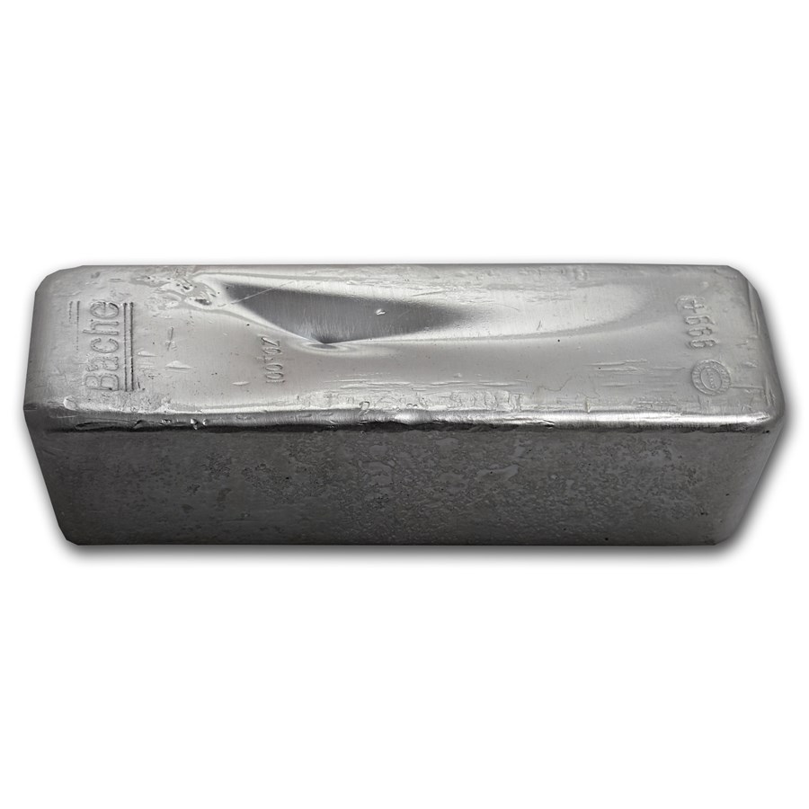 Buy 100 oz Silver Bar - Johnson Matthey (Bache) | APMEX