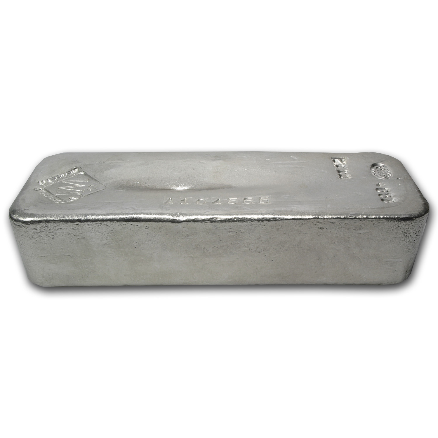 johnson matthey 100 oz silver bar serial number