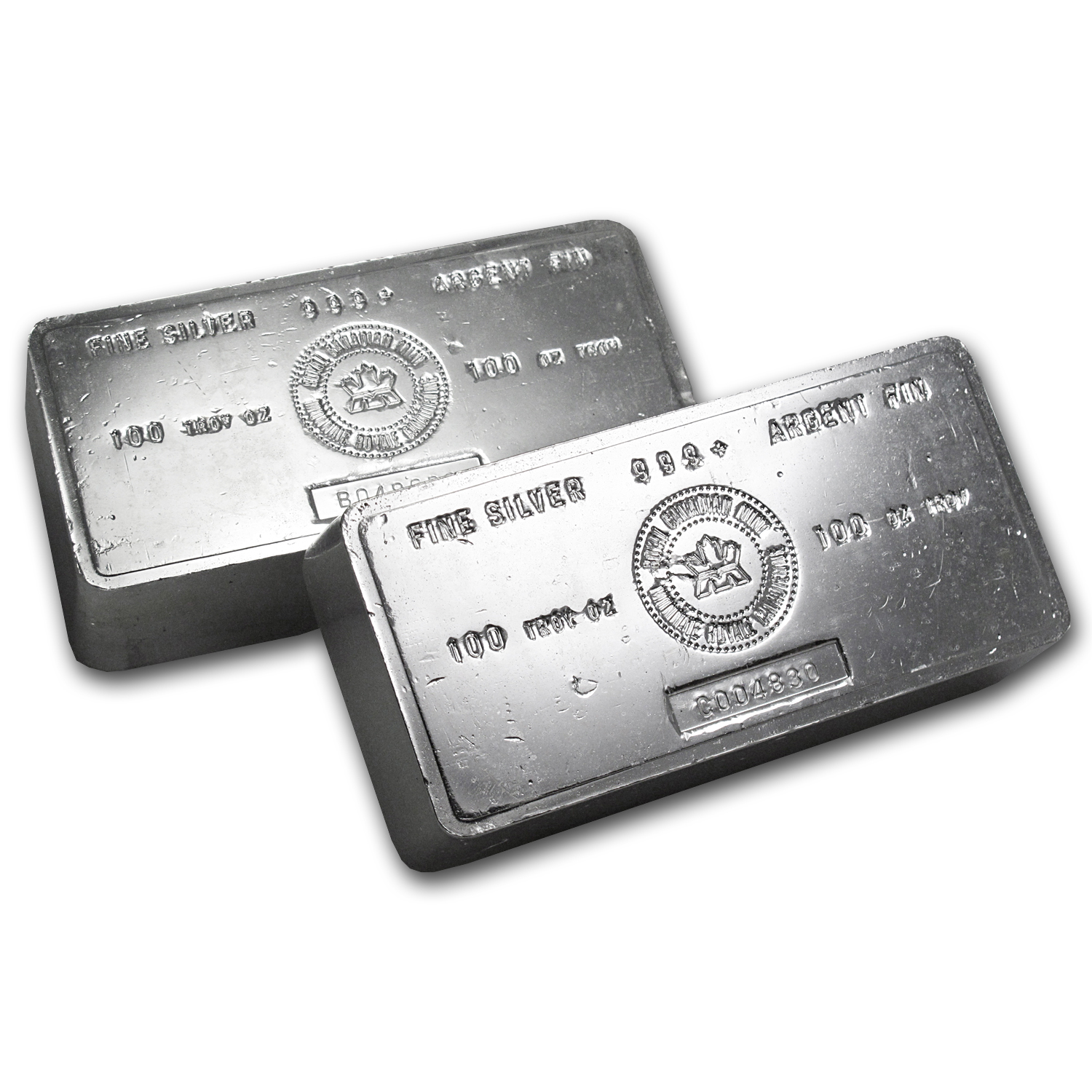 Buy 100 oz Silver Bar - Royal Canadian Mint (Vintage) | APMEX