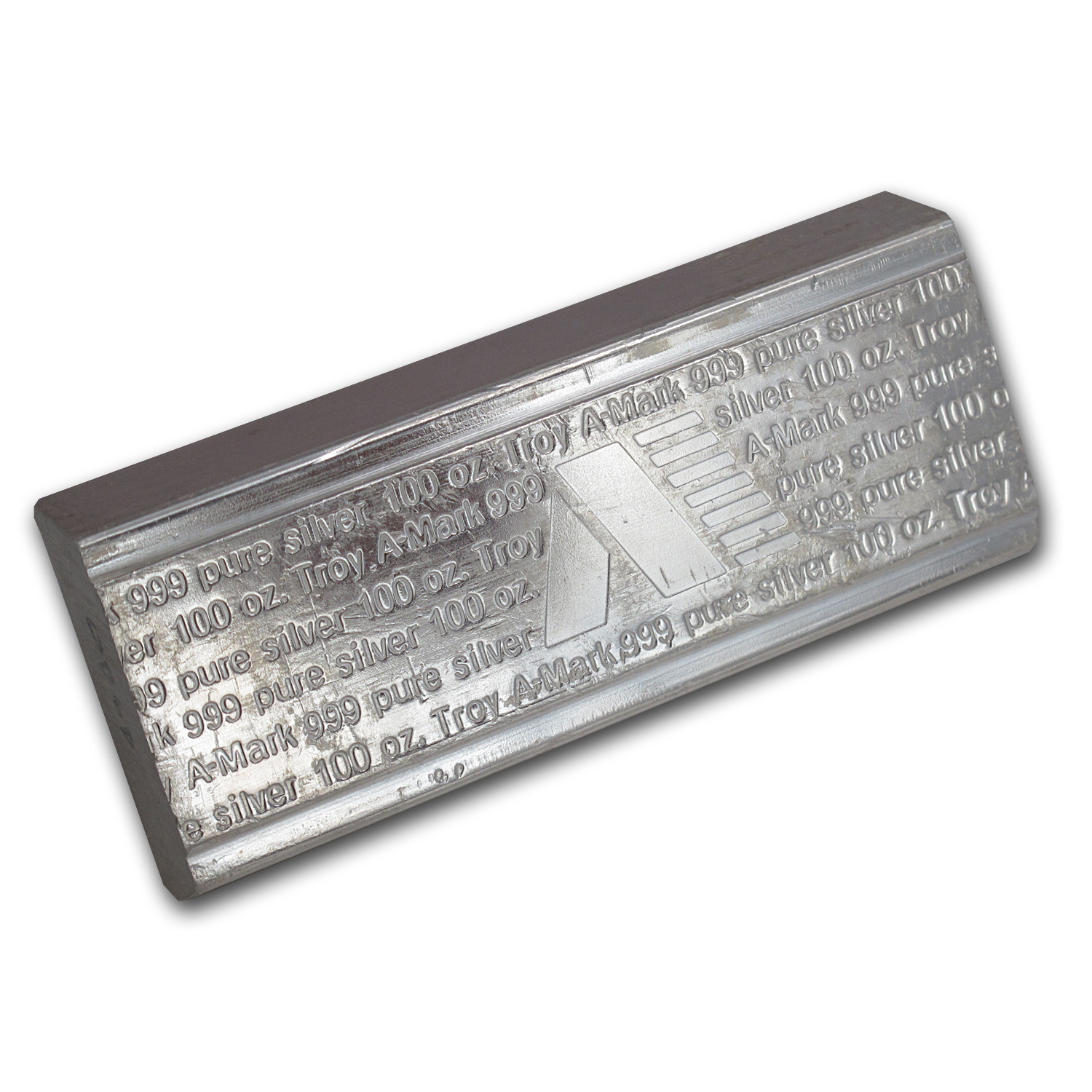 Buy 100 oz Stackable Silver Bar - A-Mark (Vintage) | APMEX