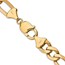 10K Yellow Gold 10mm Flat Figaro Chain - 9 in.