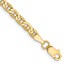 10K Yellow Gold 3.2mm Semi-Solid Anchor Chain - 9 in.