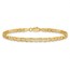 10K Yellow Gold 3.2mm Semi-Solid Anchor Chain - 9 in.