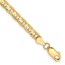 10K Yellow Gold 3.75mm Concave Anchor Chain - 9 in.