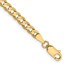 10K Yellow Gold 3.8mm Open Concave Curb Chain - 9 in.