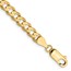 10K Yellow Gold 4.5mm Open Concave Curb Chain - 9 in.