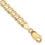 10K Yellow Gold 4.7mm Lightweight Flat Cuban Chain - 9 in.