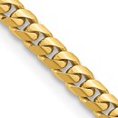 10K Yellow Gold 5mm Solid Miami Cuban Chain - 22 in.