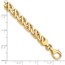 10K Yellow Gold 6.1mm Fancy Link Bracelet - 8 in.