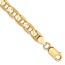 10K Yellow Gold 6.25mm Concave Anchor Chain - 9 in.