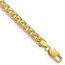 10K Yellow Gold 6.25mm Solid Miami Cuban Chain - 9 in.