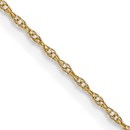 10K Yellow Gold .6 mm Carded Cable Rope Chain - 16 in.