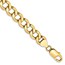 10K Yellow Gold 9mm Semi-Solid Curb Chain - 9 in.