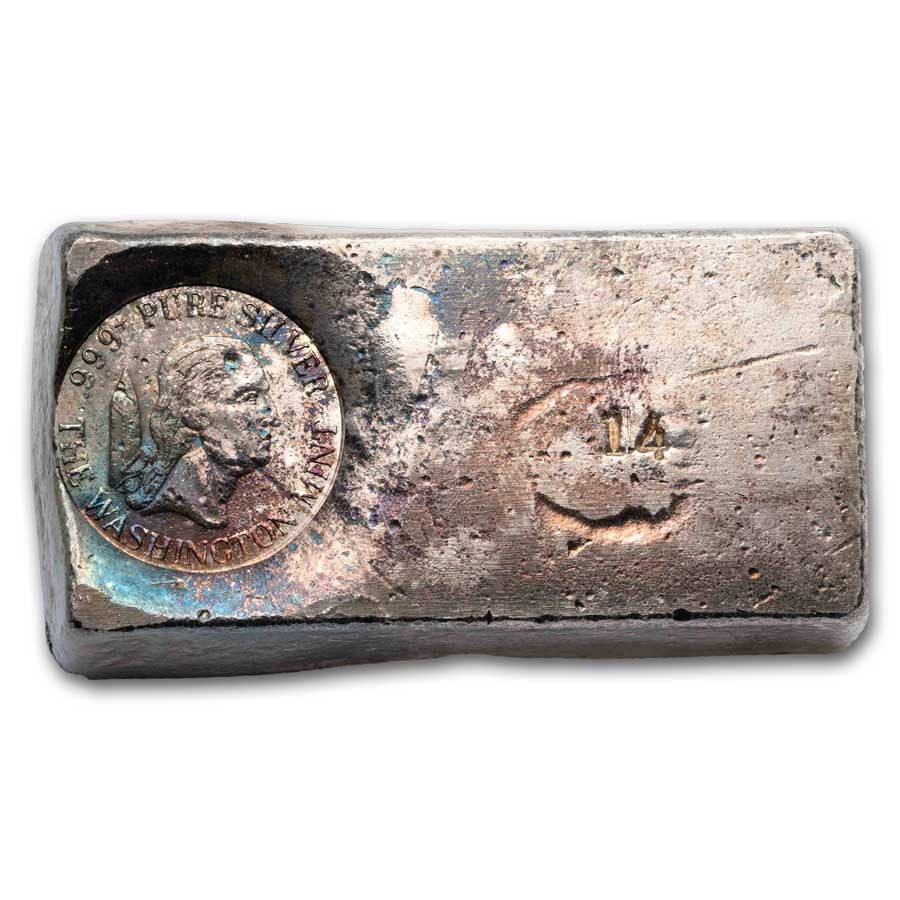 13.75 oz Silver Bar - The Washington Mint   