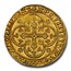 (1346-84) Belgium Gold Chaise d'Or Louis II MS-66 NGC