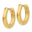 14k 10 mm Hinged Hoop Earrings