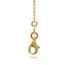 14k 17" Gold Diamond-Cut Beaded Necklace