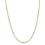 14k 2.2 mm Beveled Curb Chain Necklace - 18 in.