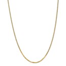 14k 2.2 mm Beveled Curb Chain Necklace - 20 in.