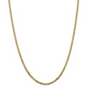 14k 2.9 mm Beveled Curb Chain Necklace - 24 in.