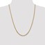 14k 2.9 mm Beveled Curb Chain Necklace - 24 in.