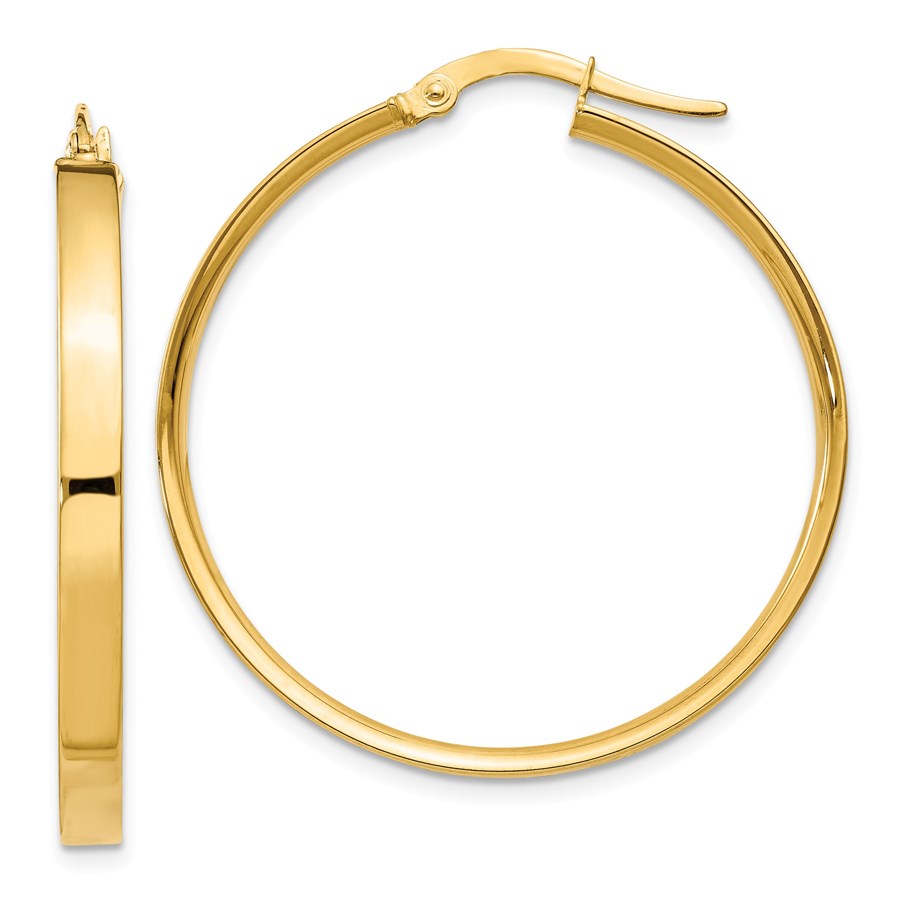 14k 33 mm Hoop Earrings