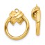 14K Dangle Earring Jacket - 17.48 mm